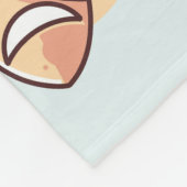 Griechenland Symbole für Reisende Fleecedecke (Ecke)