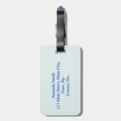 Griechenland Symbole für Reisende Gepäckanhänger (Rückseite vertikal)