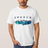 Griechenland-T-Shirt Skyline T-Shirt (Vorderseite)