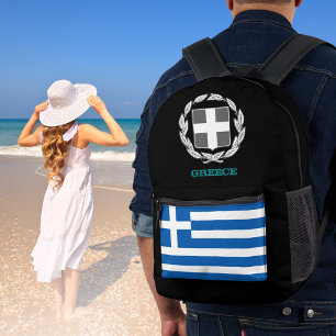 Griechenland-Tasche, griechische Flagge, Emblem /P Bedruckter Rucksack