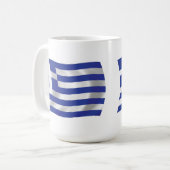 Griechenland Tasse der Flaggen (Vorderseite Links)