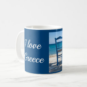 Griechenland Taverna blau-weiß Kaffeetasse
