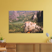 Griechenland, Thessalien, Meteora, Kastraki. Leinwanddruck (Insitu (Wohnzimmer))