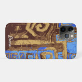 Griechenland Totem Tribal Abstrakte Kunst Personal Case-Mate iPhone Hülle (Rückseite (Horizontal))