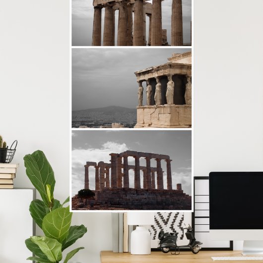 Griechenland Triple Poster (Heimbüro)