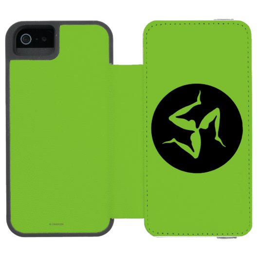 Griechenland: Triskelion Incipio iPhone Geldbeutel-Hülle (Folio Geöffnet)