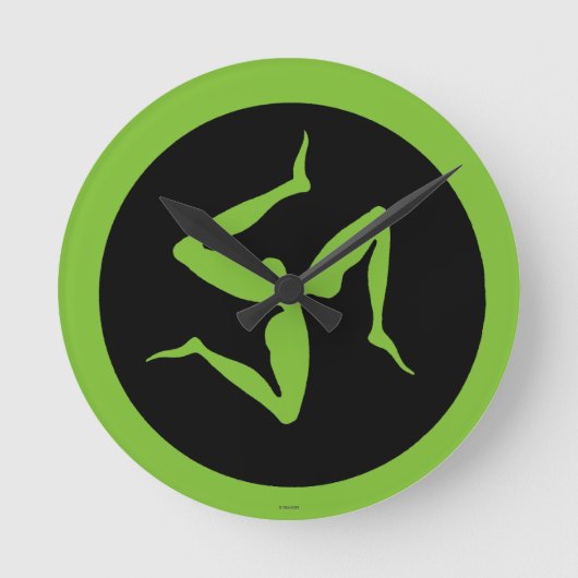 Griechenland: Triskelion Runde Wanduhr (Vorderseite)