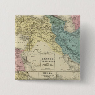 Griechenland, Türkei, Persien, Indien Button