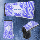 Griechenland und die griechische Flagge als Person Golf Headcover