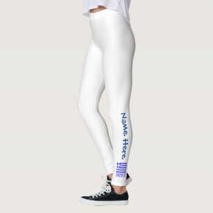 Griechenland und die griechische Flagge - Blaue Pe Leggings