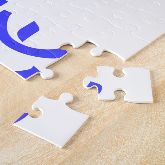 Griechenland und die griechische Flagge Personalis Puzzle (Seite)