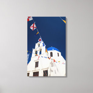 Griechenland und die griechische Insel Santorin St Leinwanddruck