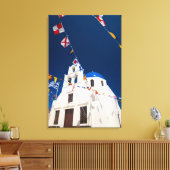 Griechenland und die griechische Insel Santorin St Leinwanddruck (Insitu (Wohnzimmer))