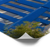 Griechenland und die griechische Insel Santorini a Poster (Ecke)