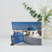 Griechenland und die griechische Insel Santorini a Postkarte (Stehend Vorderseite)