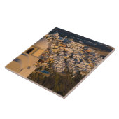 Griechenland und die griechische Insel Santorini Fliese (Seite)