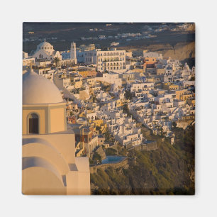 Griechenland und die griechische Insel Santorini Magnet