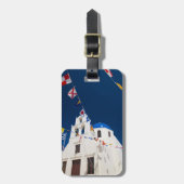 Griechenland und die griechische Insel Santorini S Gepäckanhänger (Vorderseite vertikal)