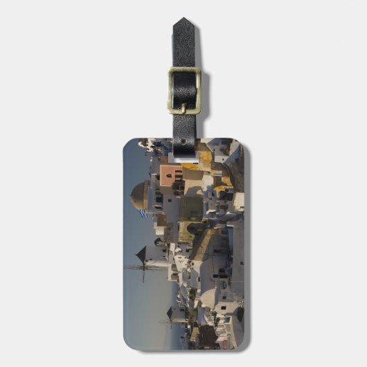 Griechenland und die griechische Insel Santorini S Gepäckanhänger (Vorderseite vertikal)