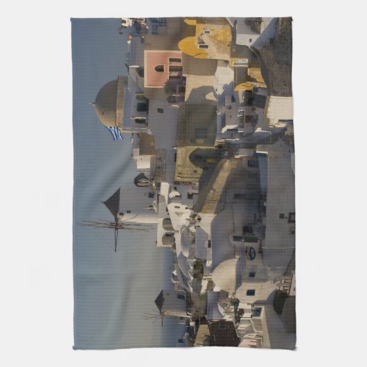 Griechenland und die griechische Insel Santorini S Küchentuch (Vertikal)