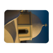 Griechenland und die griechische Insel Santorini S Magnet (Horizontal)