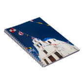 Griechenland und die griechische Insel Santorini S Notizblock (Rechte Seite)