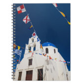 Griechenland und die griechische Insel Santorini S Notizblock (Vorderseite)