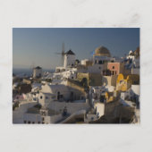 Griechenland und die griechische Insel Santorini S Postkarte (Vorderseite)