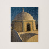 Griechenland und die griechische Insel Santorini S Puzzle (Vertikal)