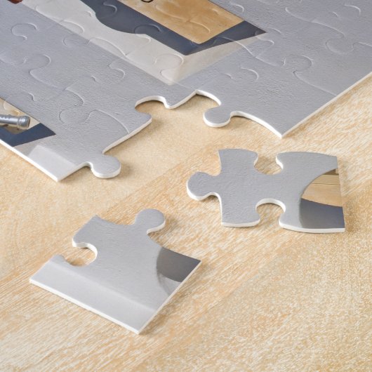 Griechenland und die griechische Insel Santorini S Puzzle (Seite)