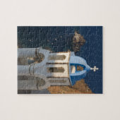 Griechenland und die griechische Insel Santorini S Puzzle (Horizontal)