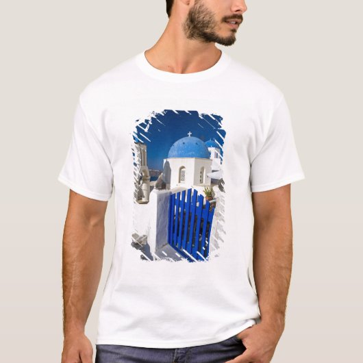 Griechenland und die griechische Insel Santorini S T-Shirt (Vorderseite)