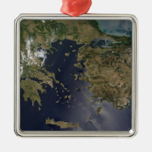 Griechenland und die Türkei Silbernes Ornament
