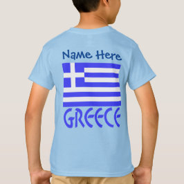 Griechenland und die unter griechischer Flagge fah T-Shirt