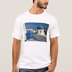 Griechenland und griechische Insel Santorin aus de T-Shirt