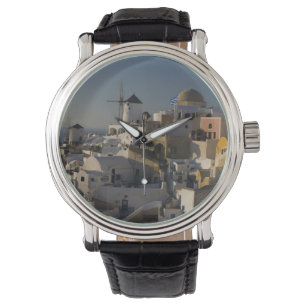 Griechenland und griechische Insel Santorin Stadt  Armbanduhr