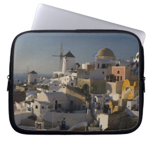Griechenland und griechische Insel Santorin, Stadt Laptopschutzhülle