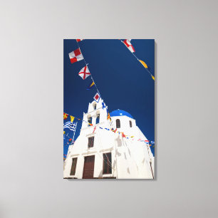 Griechenland und griechische Insel Santorin, Stadt Leinwanddruck