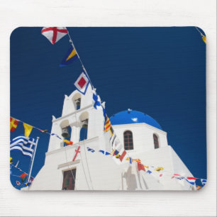 Griechenland und griechische Insel Santorin Stadt  Mousepad