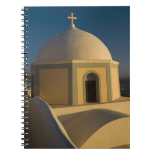 Griechenland und griechische Insel Santorin Stadt Notizblock