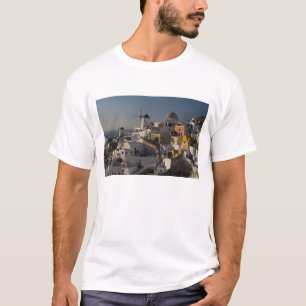 Griechenland und griechische Insel Santorin Stadt T-Shirt