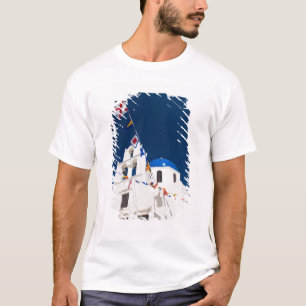 Griechenland und griechische Insel Santorin Stadt  T-Shirt