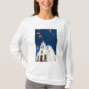 Griechenland und griechische Insel Santorin Stadt T-Shirt