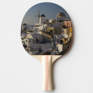 Griechenland und griechische Insel Santorin, Stadt Tischtennis Schläger