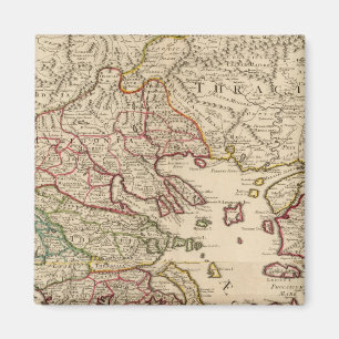 Griechenland und Mazedonien Magnet