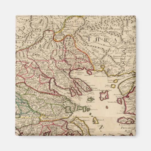 Griechenland und Mazedonien Magnet (Vorne)