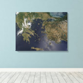 Griechenland und Türkei Leinwanddruck (Insitu (Holzboden))