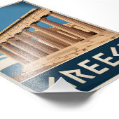 Griechenland Vintag Fotodruck (Ecke)