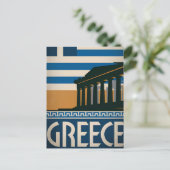 Griechenland Vintag Postkarte (Stehend Vorderseite)