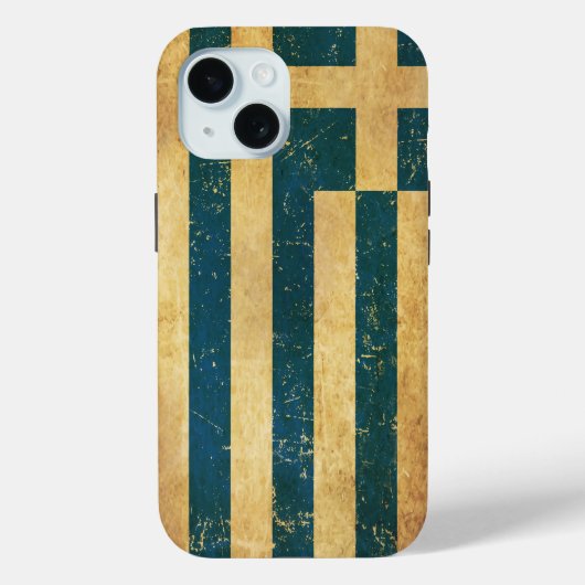 Griechenland - Vintage Grunge Case-Mate iPhone Hülle (Rückseite)